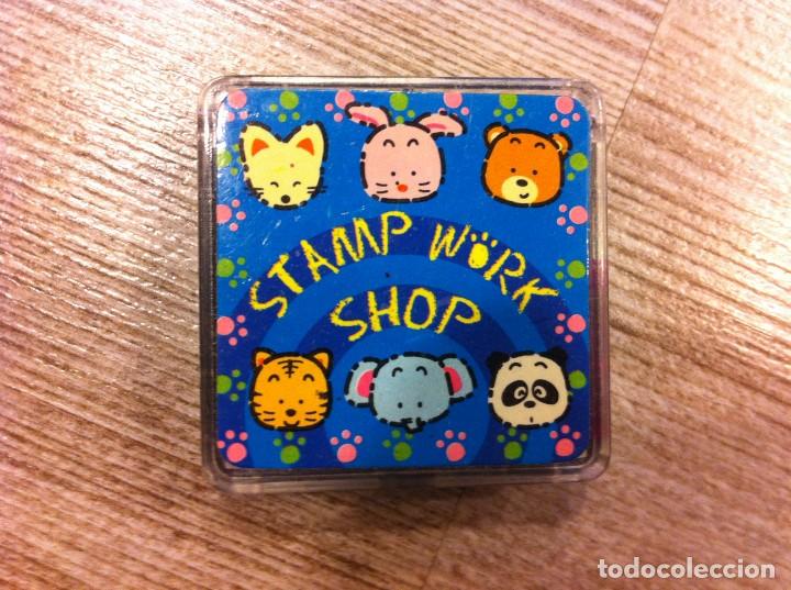 Altes Spielzeug und Spiele: STAMP WORK SHOP.  SELLO PARA ESTAMPACIONES.  MEDIDAS CAJA: 4,5 x 4,5cm