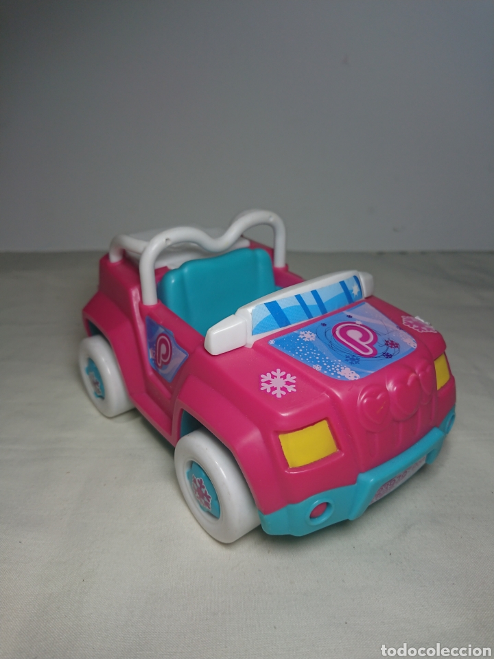 Juguetes antiguos y Juegos de colecci&oacute;n: Coche PinyPon Rosa 15x12cm