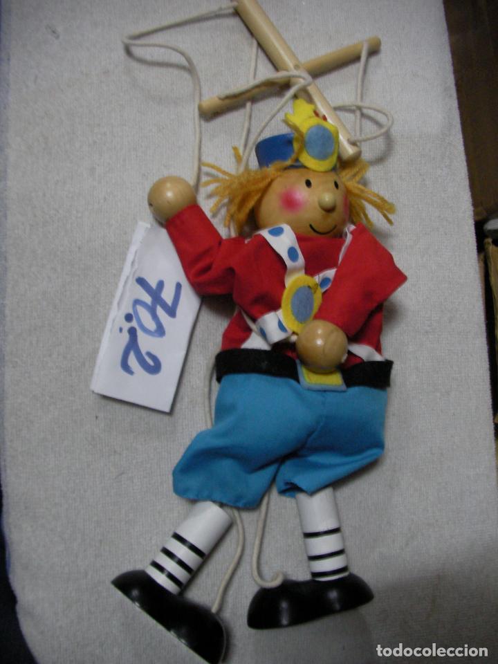 Jouets Anciens et Jeux de collection: MARIONETA TAMA&Ntilde;O MEDIANO DE MADERA SOLDADO
