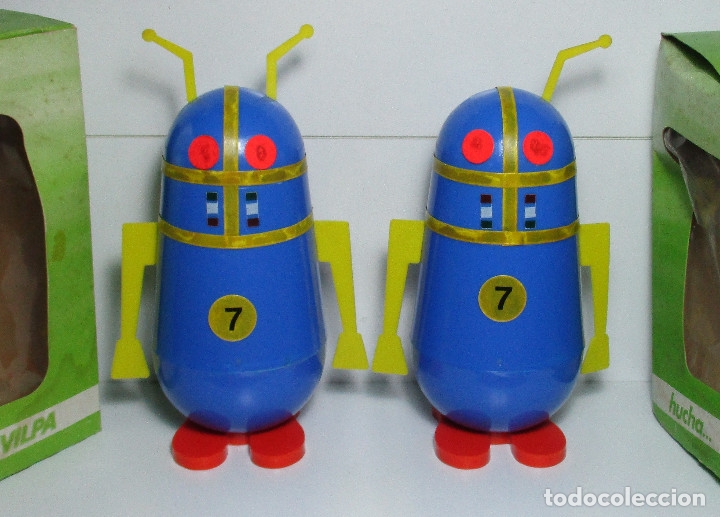 Juguetes antiguos y Juegos de colecci&oacute;n: Hucha Robot VILPA con caja, 80's, ZARK 7 bootleg, COMANDO G, BATALLA DE LOS PLANETAS, GATCHAMAN