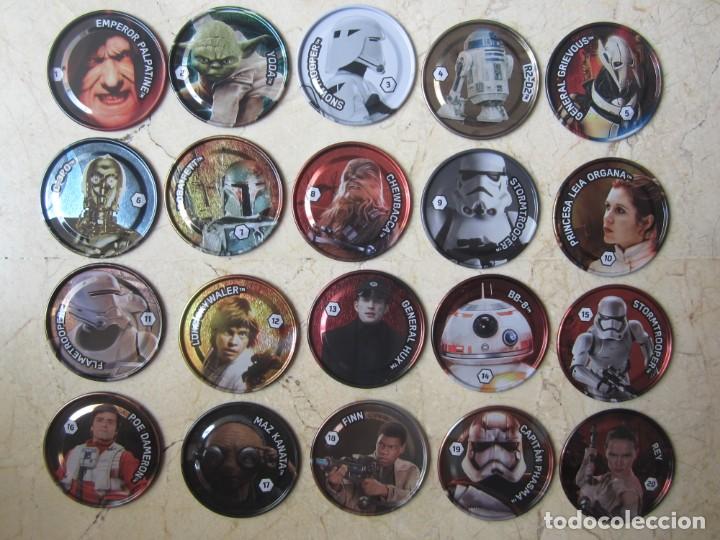 Juguetes antiguos y Juegos de colecci&oacute;n: ESCUDOS GALACTICOS STAR WARS COMPLETA