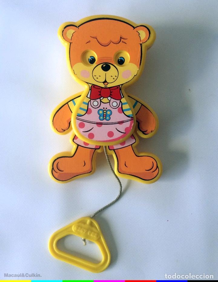 Juguetes antiguos y juegos de colecci&oacute;n: JUGUETE PARA CUNA DE BEB&Eacute; MOVIMIENTO - OSO - BABY PAZ - A&Ntilde;OS 80