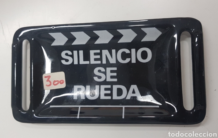 Giocattoli antichi e Giochi di collezione: bandeja ceramica - silencio se rueda - a&ntilde;os 80- car146