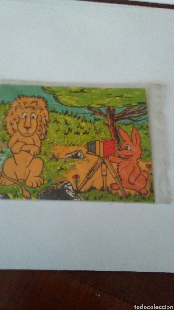 Juguetes antiguos y juegos de colecci&oacute;n: Mini puzle a&ntilde;os 60 mide 9x11cent
