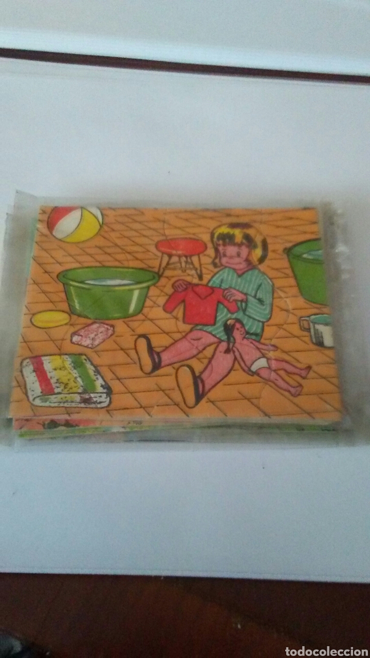 Juguetes antiguos y juegos de colecci&oacute;n: Mini puzle a&ntilde;os 60,mide 9x11.