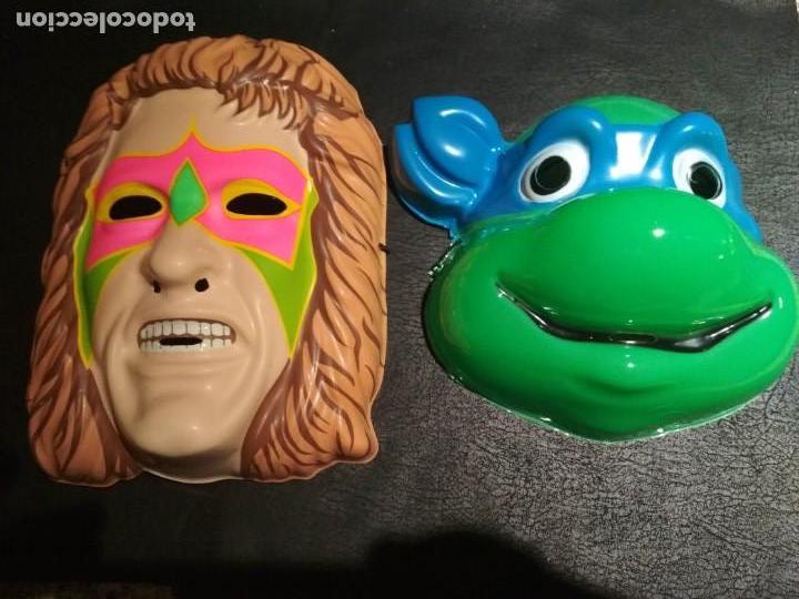 Giocattoli antichi e Giochi di collezione: Lote 2 careta Tortuga ninja El ultimo guerrero - a&ntilde;os 90