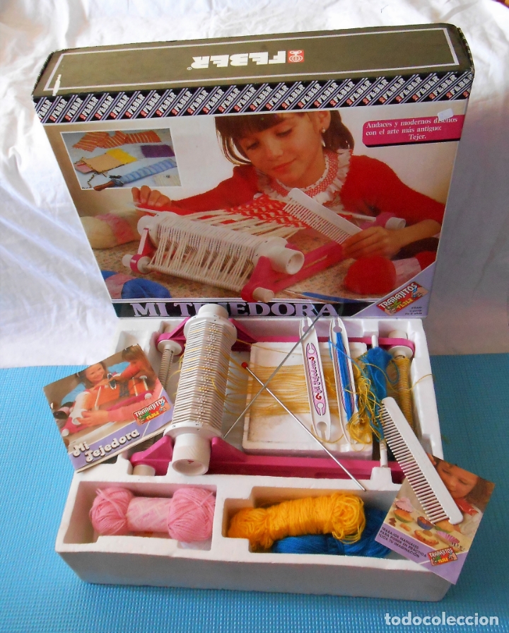 Juguetes antiguos y juegos de colecci&oacute;n: MI TEJEDORA de F&Eacute;BER - Foto 2