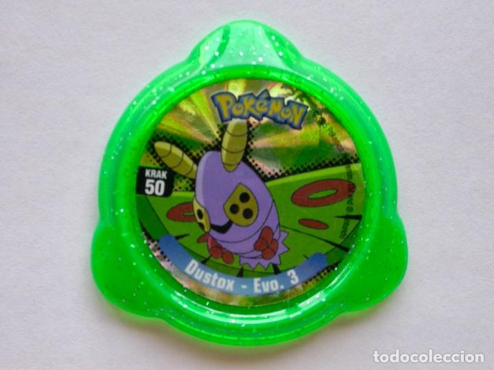 Altes Spielzeug und Spiele: TAZO KRAKS DE POK&Eacute;MON N&Uacute;M. 50 DUSTOX -EVO. 3 (PANINI-NINTENDO) 2005