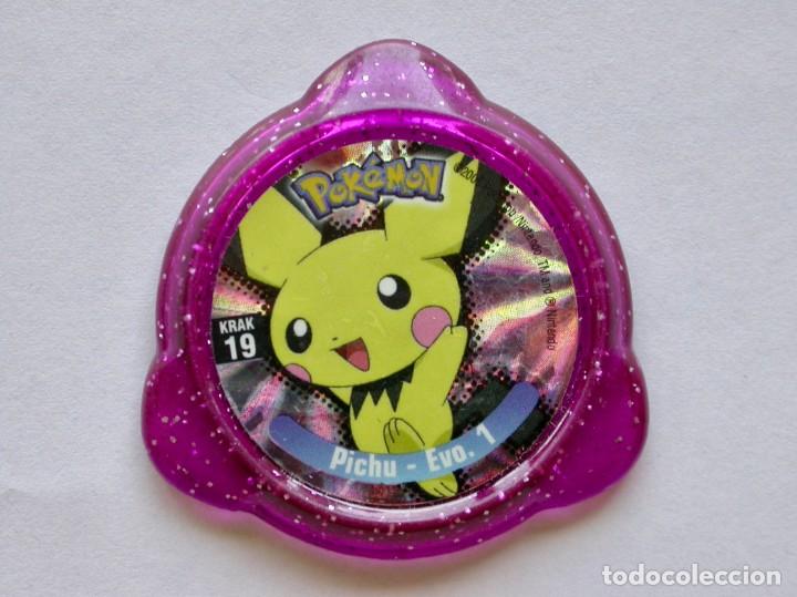 Altes Spielzeug und Spiele: TAZO KRAKS DE POK&Eacute;MON N&Uacute;M. 19 PICHU -EVO. 1 (PANINI-NINTENDO) 2005