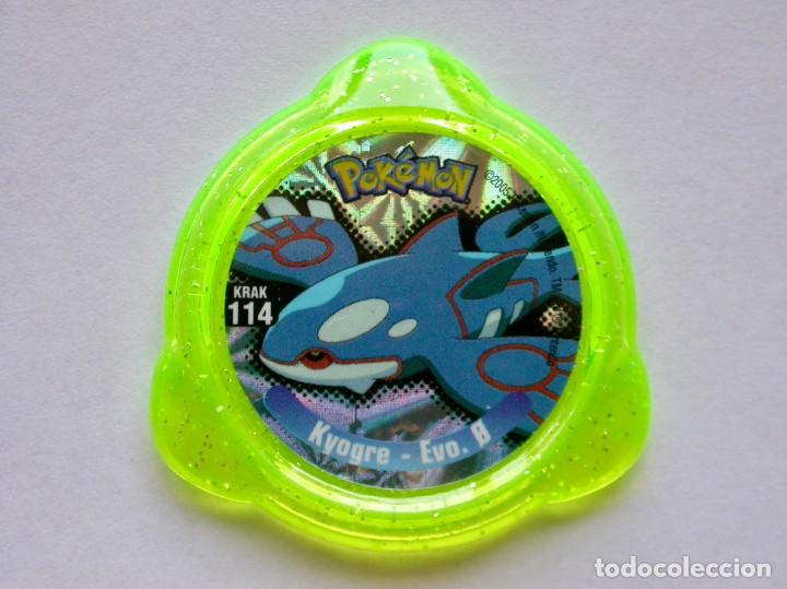 Altes Spielzeug und Spiele: TAZO KRAKS DE POK&Eacute;MON N&Uacute;M. 114 KYOGRE -EVO. 0 (PANINI-NINTENDO) 2005