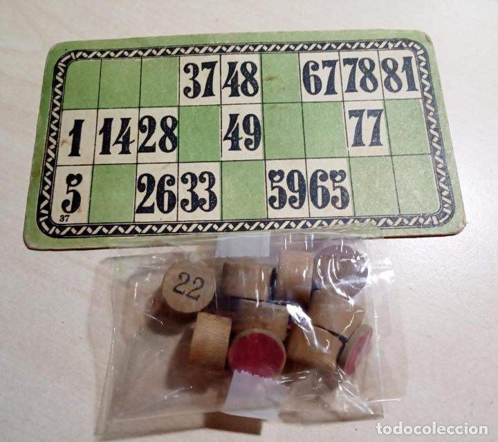 Bingo Targeton De Bingo Y Fichas Vintage Carton Buy Other Old Toys And Games At Todocoleccion