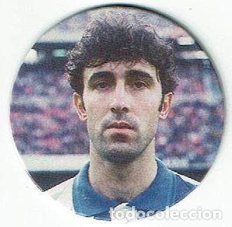 Juguetes antiguos y Juegos de colecci&oacute;n: COLECCI&Oacute;N TAZOS REAL OVIEDO S.A.D. SOCIEDAD AN&Oacute;NIMA DEPORTIVA TAZO CAPS POGS N&ordm; 8 JERKAN F&Uacute;TBOL