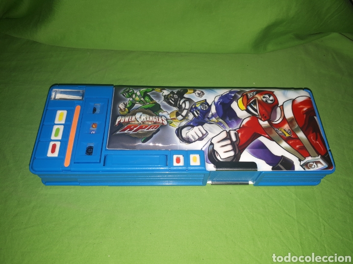 Juguetes antiguos y Juegos de colecci&oacute;n: Estuche con compartimentos tematica POWER RANGERS