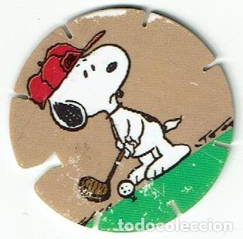 Juguetes antiguos y Juegos de colecci&oacute;n: COLECCI&Oacute;N TAZOS GREFUSA SNOOPY CAPS COLLECTION TAZO POGS N&Uacute;MERO 31 50 PEANUTS CELEBRATION PERRO