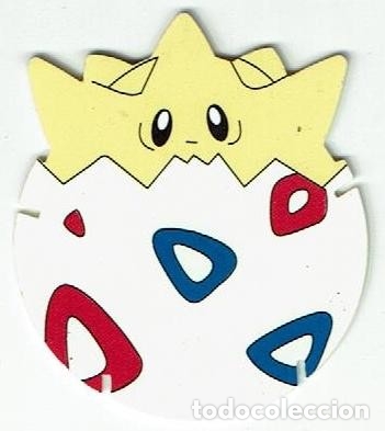 Juguetes antiguos y juegos de colecci&oacute;n: COLECCI&Oacute;N TAZOS CROMOS MONTABLES FIGURA PHOSKITOS NINTENDO POK&Eacute;MON TOGEPY INCOMPLETO FALTAN PIEZAS
