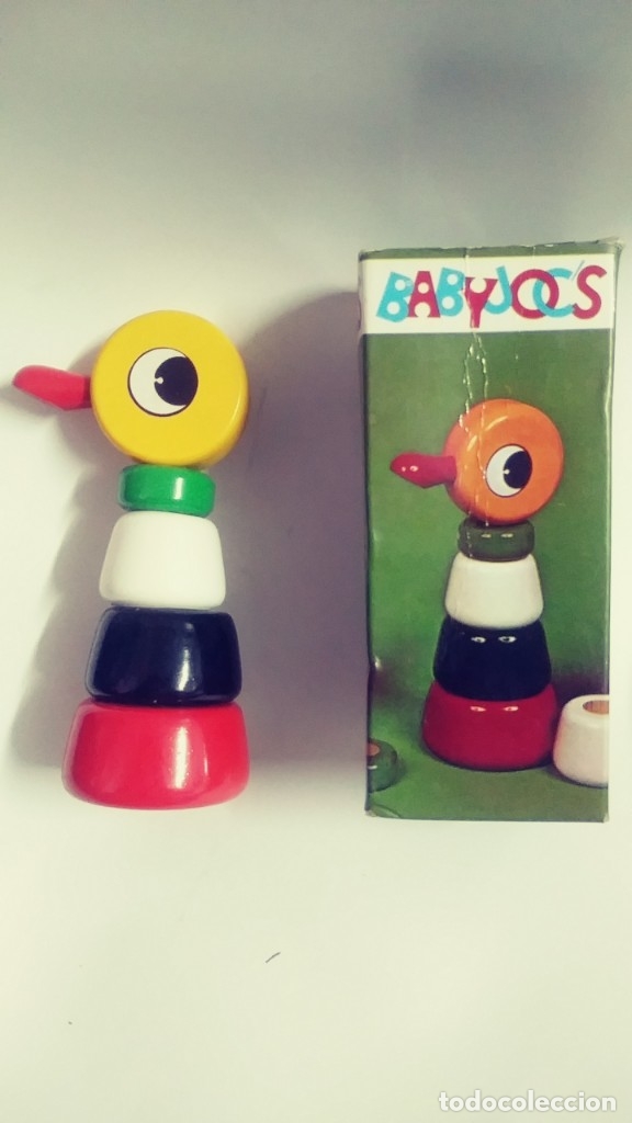 Juguetes antiguos y juegos de colecci&oacute;n: babyjocs  Pato juguete de madera