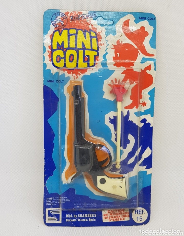 Brinquedos antigos e Jogos de cole&ccedil;&atilde;o: Antiguo juguete - a&ntilde;os 80 - mini colt - en blister - car157