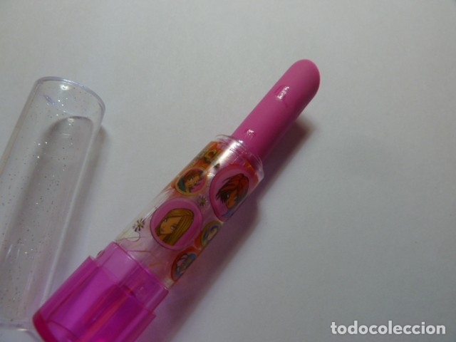 Juguetes antiguos y Juegos de colecci&oacute;n: Goma de borrar Pintalabios rosa. Disney's Witch