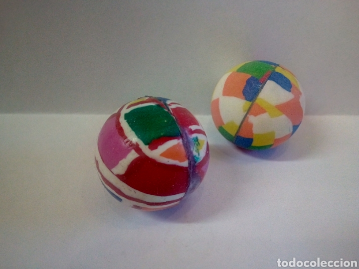 Juguetes antiguos y Juegos de colecci&oacute;n: LOTE 2 PELOTAS SALTARINAS