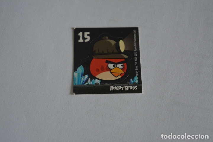 Juguetes antiguos y Juegos de colecci&oacute;n: CROMO DE PEPSICO ANGRY BIRDS TAZOS NUMERO 15