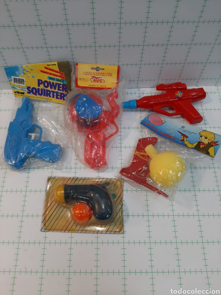 Juguetes antiguos y Juegos de colecci&oacute;n: Lote pistolas piperas kiosko