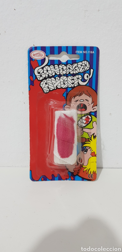 Jouets Anciens et Jeux de collection: Antiguo articulo de broma - venda para dedo - car163