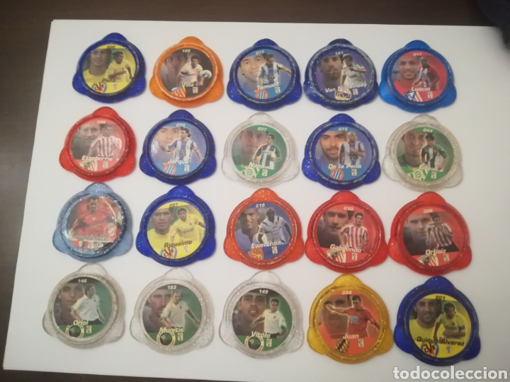 Brinquedos antigos e Jogos de cole&ccedil;&atilde;o: PANINI KRAKS FUTBOL PRIMERA DIVISION ESPA&Ntilde;OLA LIGA PREMIUM TAZOS