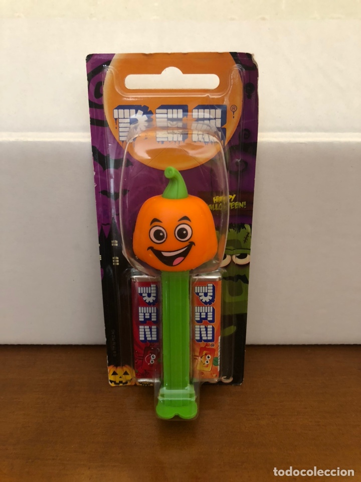 Juguetes antiguos y juegos de colecci&oacute;n: Dispensador Pez halloween