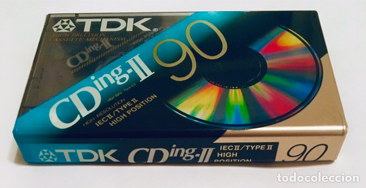 Jouets Anciens et Jeux de collection: TDK CDing-II 90 - IEC II Type II - HIGH RESOLUTION cassette cinta tape 90 minutos