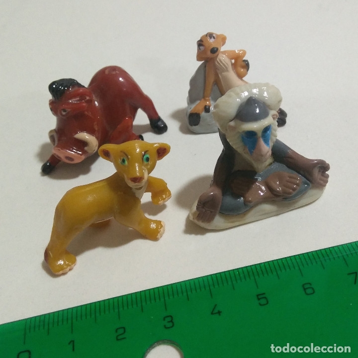 Juguetes antiguos y Juegos de colecci&oacute;n: REY LEON nestle mu&ntilde;ecos simba pumba rafiki timon figuritas miniatura