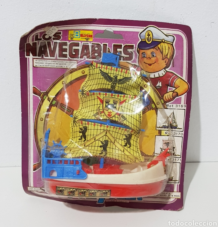 Jouets Anciens et Jeux de collection: Bullican - los navegables - antiguo juguete en su blister - car163