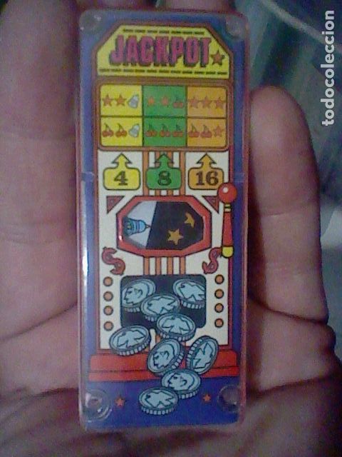 Brinquedos antigos e Jogos de cole&ccedil;&atilde;o: GEYPER JACKPOT TRAGAPERRAS MAQUINITA RECREATIVA JUEGO PL&Aacute;STICO ANTIGUO