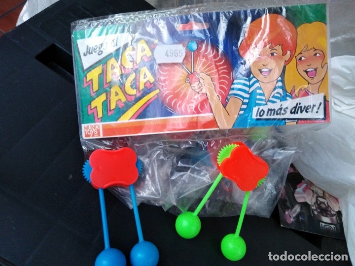 Juguetes antiguos y juegos de colecci&oacute;n: juego bolas taca taca kiosko a&ntilde;os 70