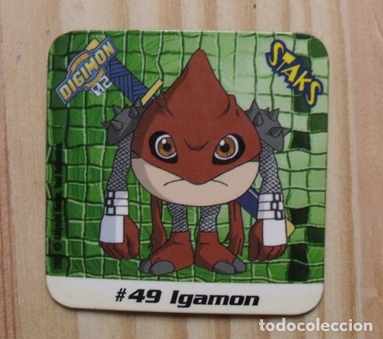 Juguetes antiguos y juegos de colecci&oacute;n: Im&aacute;n N&ordm; 49 - Igamon - Digimon Staks - Nintendo