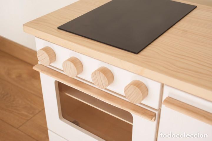 cocina de madera la moderna con cubos reciclaje - Compra venta en  todocoleccion