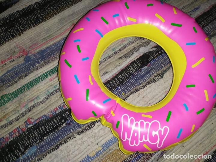 Juguetes antiguos y juegos de colecci&oacute;n: COMEME EL DONUTS FLOTADOR PEQUE PLAYA JUGUETE NANCY