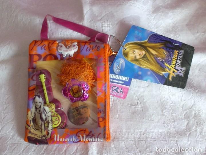 Brinquedos antigos e Jogos de cole&ccedil;&atilde;o: BOLSITO NI&Ntilde;A HANNAH MONTANA CON SUJETA CABLE AURICULARES-CHAPA-COLETERO