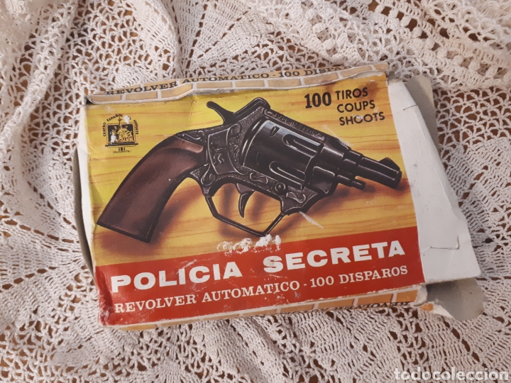 Antique Toys and Collectible Games: Caja vac&iacute;a pistola Barval