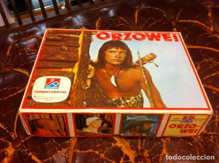 Altes Spielzeug und Spiele: PUZZLE ORZOWEI, ROMPECABEZAS. CON 6 PLANTILLAS DE PAPEL