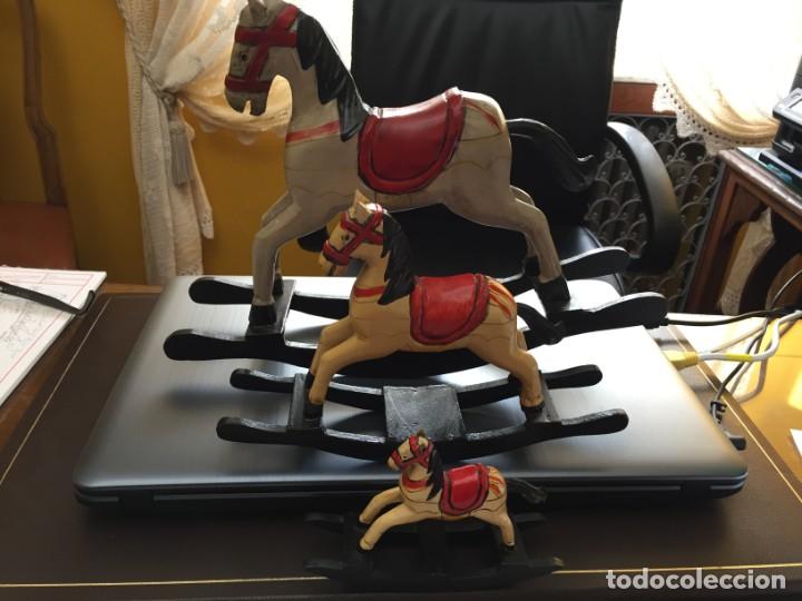 Juguetes antiguos y juegos de colecci&oacute;n: Caballos de madera - Foto 1