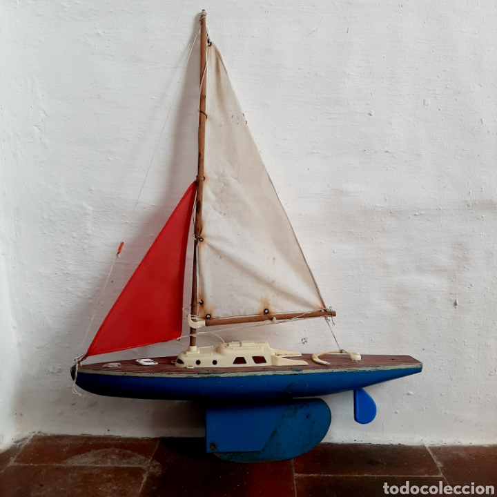 Antiguo Barco De Vela Balandro Navegable De G Comprar En