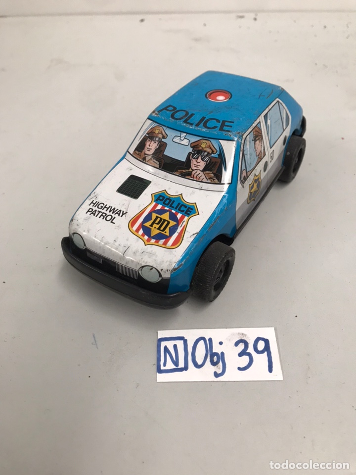 Juguetes antiguos y Juegos de colecci&oacute;n: Antiguo coche police - Rom&aacute;n