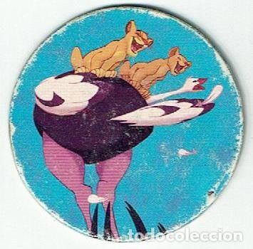 Juguetes antiguos y Juegos de colecci&oacute;n: COLECCI&Oacute;N TAZOS PANINI EL REY LE&Oacute;N VERSI&Oacute;N ESPA&Ntilde;OL TAZO DE CART&Oacute;N CAPS POGS N&Uacute;MERO 15 WALT DISNEY
