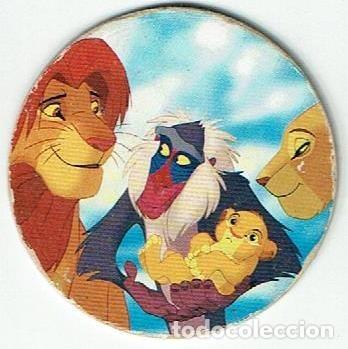 Juguetes antiguos y Juegos de colecci&oacute;n: COLECCI&Oacute;N TAZOS PANINI EL REY LE&Oacute;N VERSI&Oacute;N ALEM&Aacute;N DER K&Ouml;NIG DER L&Ouml;WEN TAZO CAPS POGS 36 WALT DISNEY