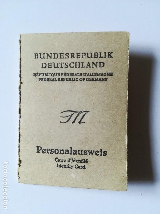 Juguetes antiguos y juegos de colecci&oacute;n: ANTIGUO PASPORTE- PENE - REPUBLICA FEDERAL ALEMANIA