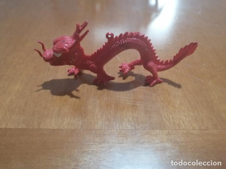 Brinquedos antigos e Jogos de cole&ccedil;&atilde;o: DRAGON DE PL&Aacute;STICO. BUEN ESTADO. 3 CM X 9 CM DE LARGO. DIFICIL DE CONSEGUIR