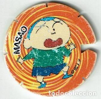 Juguetes antiguos y Juegos de colecci&oacute;n: COLECCI&Oacute;N TAZOS GREFUSA SNACKS SHIN CHAN TAZO CAPS POGS #6 6 MASAO A&Ntilde;O 1992 SERIE ANIME JAP&Oacute;N