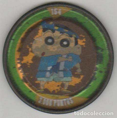 Juguetes antiguos y Juegos de colecci&oacute;n: COLECCI&Oacute;N TAZOS PANRICO BOLLYCAO SHIN CHAN METAL RAPPERS TAZO MET&Aacute;LICO CAPS POGS N&Uacute;MERO 154 ANIME
