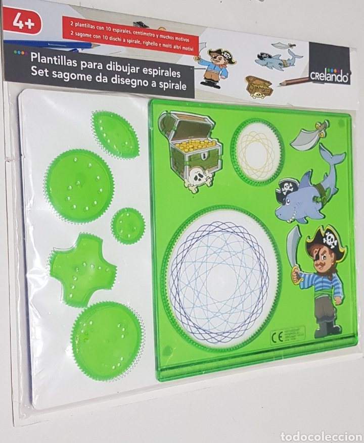 Giocattoli antichi e Giochi di collezione: Plantillas para dibujar espirales - car180