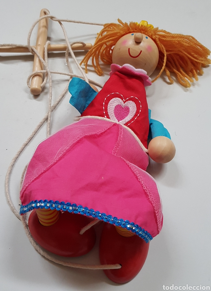 Brinquedos antigos e Jogos de cole&ccedil;&atilde;o: Marioneta mu&ntilde;eca cuerdas - car182